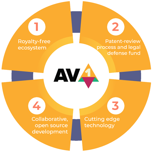 AOMedia Vision for AV1_Circle Graph